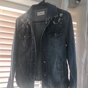 Jean jacket with embellishments